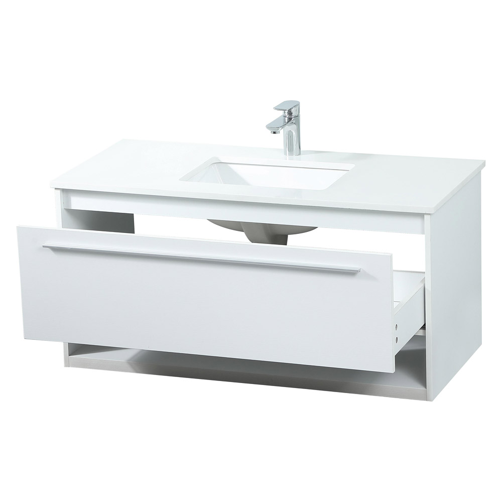 Elegant Bathroom Vanity - White (VF43540MWH)