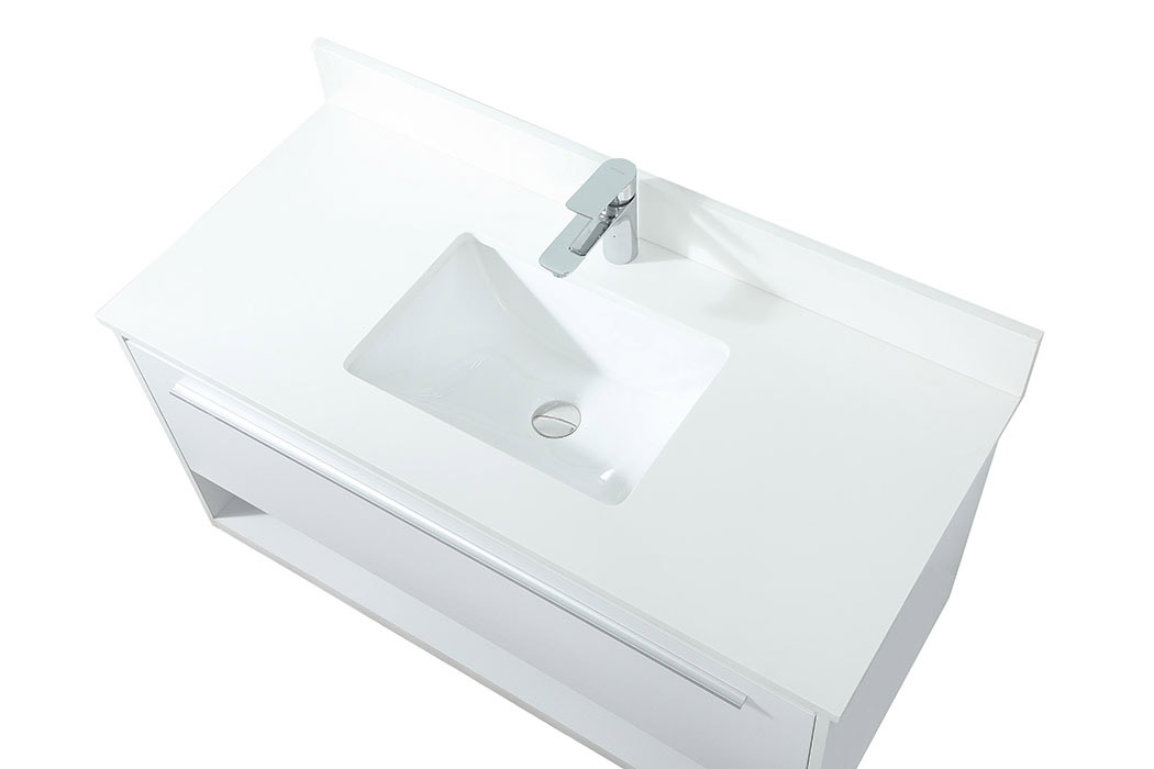 Elegant Bathroom Vanity - White (VF43540MWH-BS)