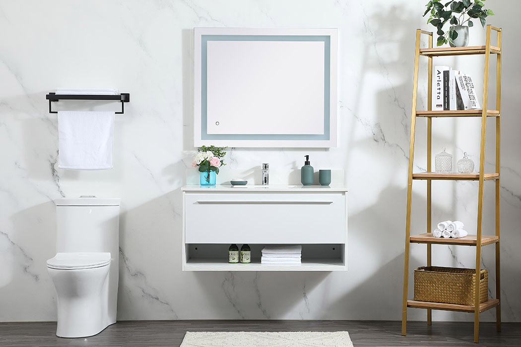 Elegant Bathroom Vanity - White (VF43540MWH-BS)