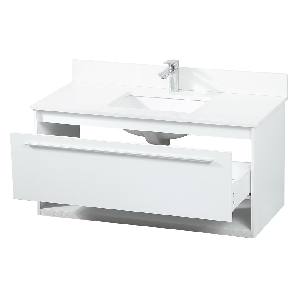 Elegant Bathroom Vanity - White (VF43540MWH-BS)