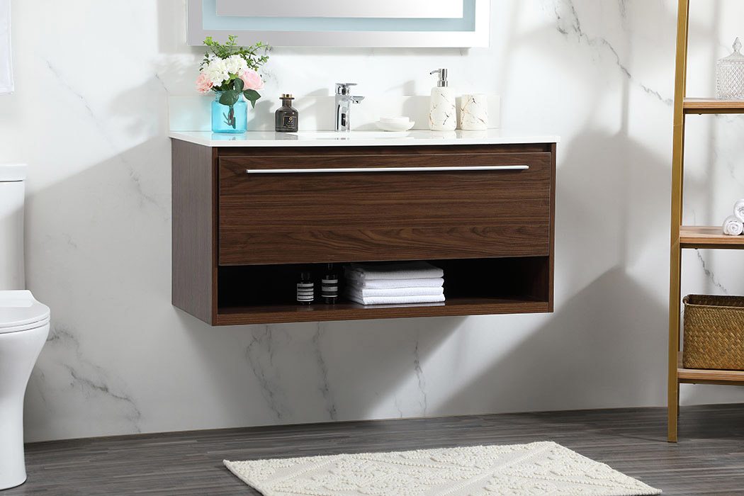 Elegant Bathroom Vanity - Walnut (VF43540MWT-BS)