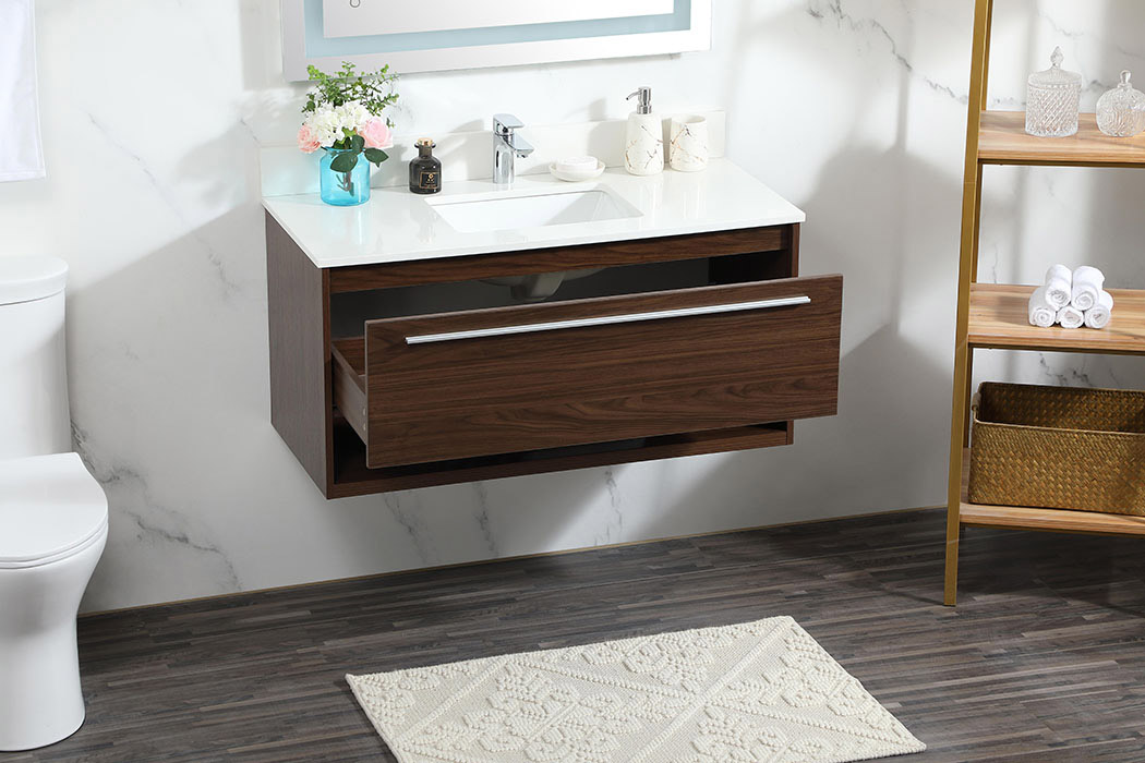 Elegant Bathroom Vanity - Walnut (VF43540MWT-BS)