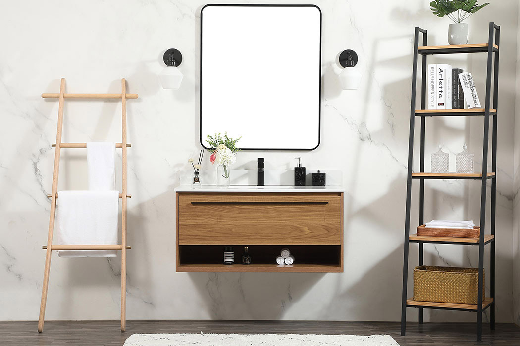 Elegant Bathroom Vanity - Walnut Brown (VF43540WB-BS)