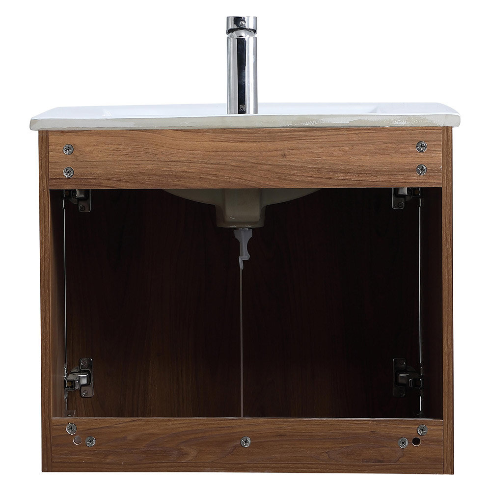 Elegant Bathroom Vanity - Walnut Brown, L 24" (VF44024WB)