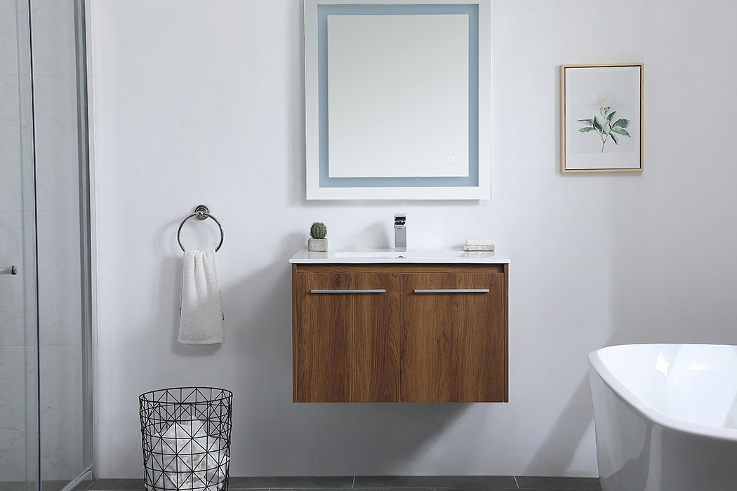 Elegant Bathroom Vanity - Walnut Brown, L 30" (VF44030WB)