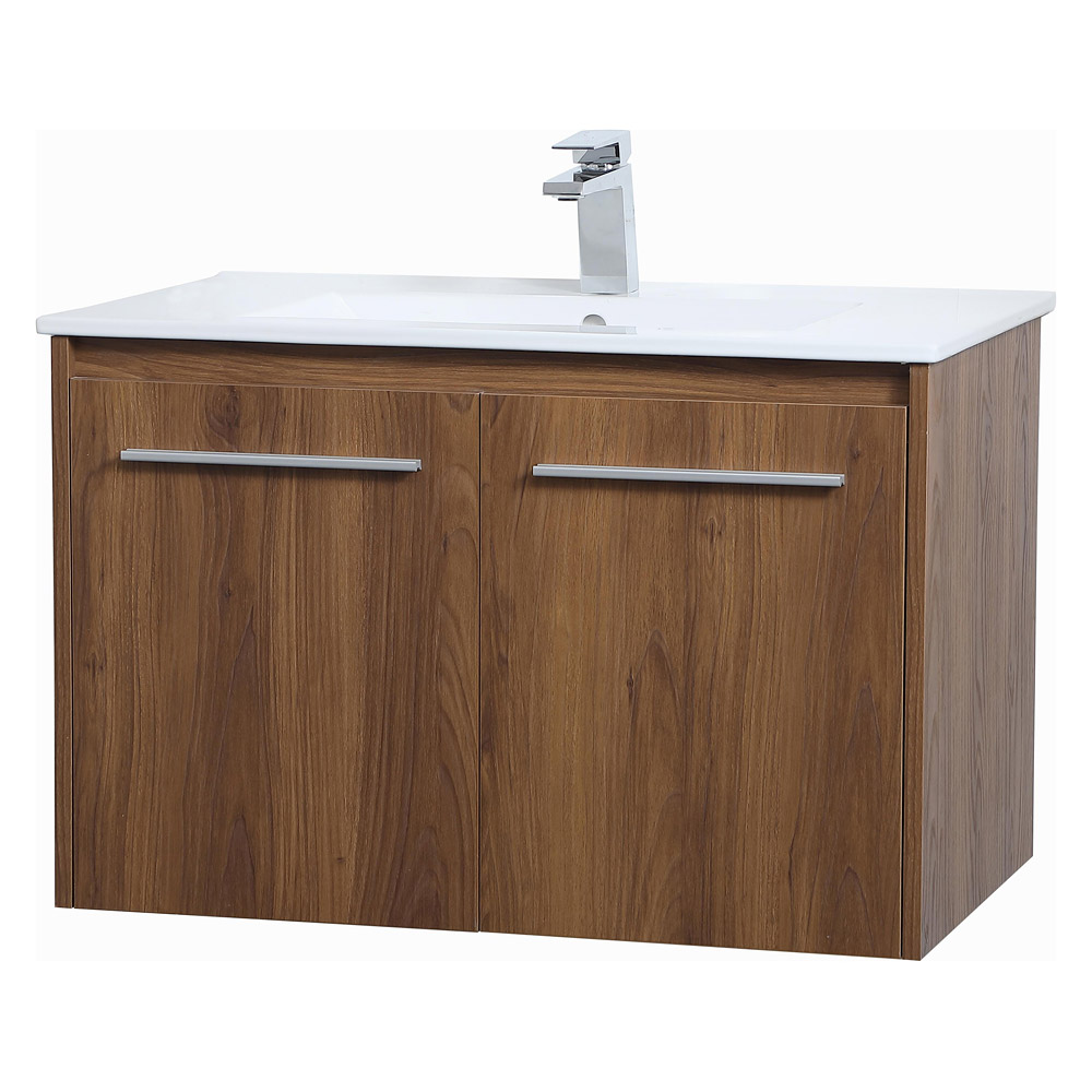 Elegant Bathroom Vanity - Walnut Brown, L 30" (VF44030WB)