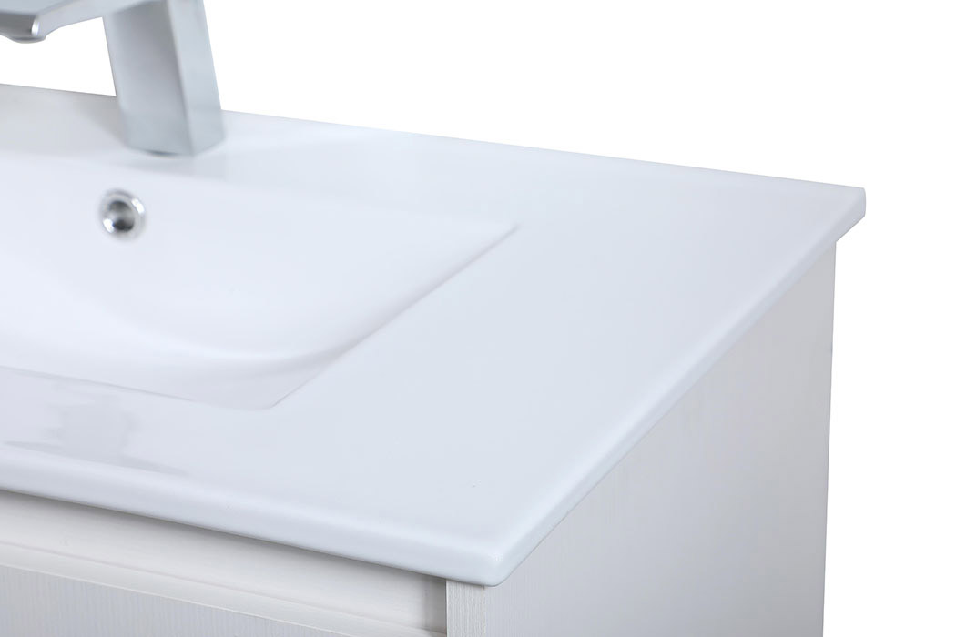 Elegant Bathroom Vanity - White, L 30" (VF44030WH)