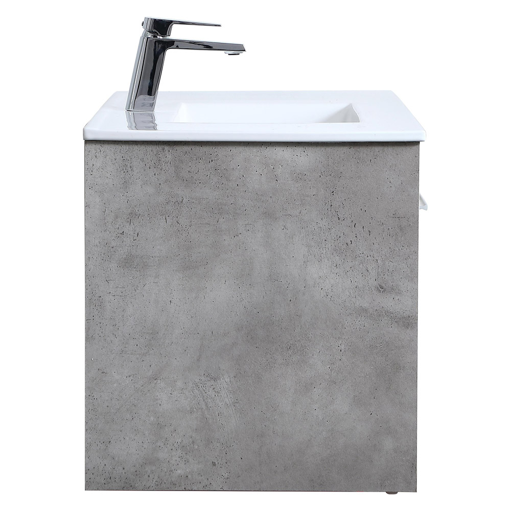 Elegant Bathroom Vanity - Concrete Gray, L 36" (VF44036CG)