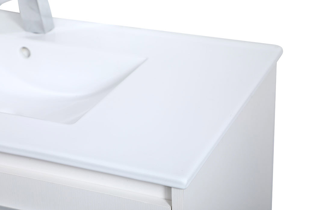 Elegant Bathroom Vanity - White, L 36" (VF44036WH)