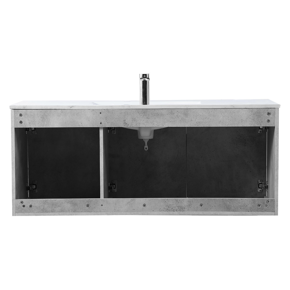 Elegant Bathroom Vanity - Concrete Gray, L 48" (VF44048CG)