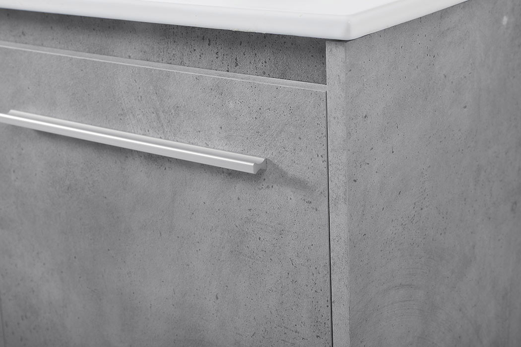 Elegant Bathroom Vanity - Concrete Gray, L 48" (VF44048CG)