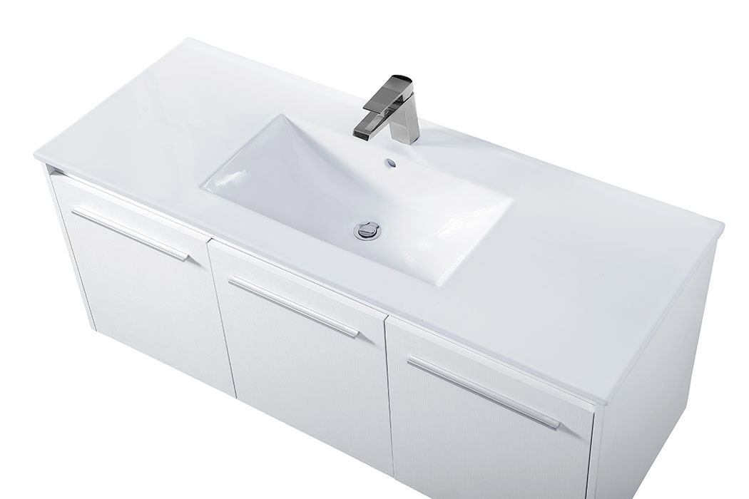 Elegant Bathroom Vanity - White, L 48" (VF44048WH)