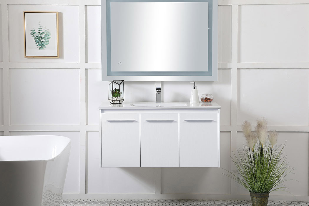 Elegant Bathroom Vanity - White, L 48" (VF44048WH)