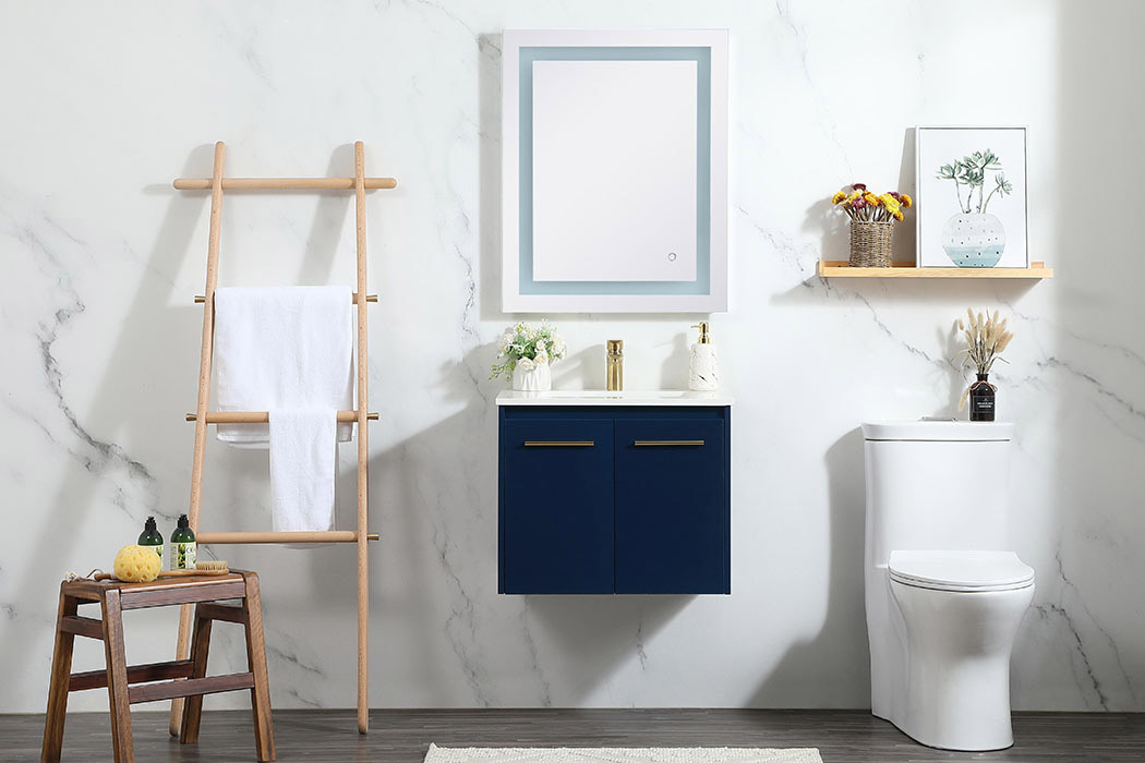 Elegant Bathroom Vanity - Blue (VF44524MBL)