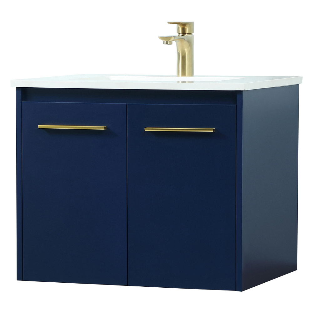 Elegant Bathroom Vanity - Blue (VF44524MBL)