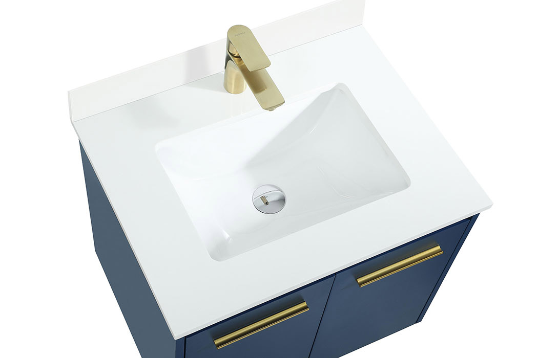 Elegant Bathroom Vanity - Blue (VF44524MBL-BS)