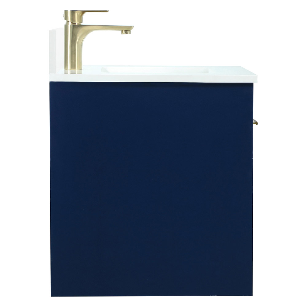 Elegant Bathroom Vanity - Blue (VF44524MBL-BS)