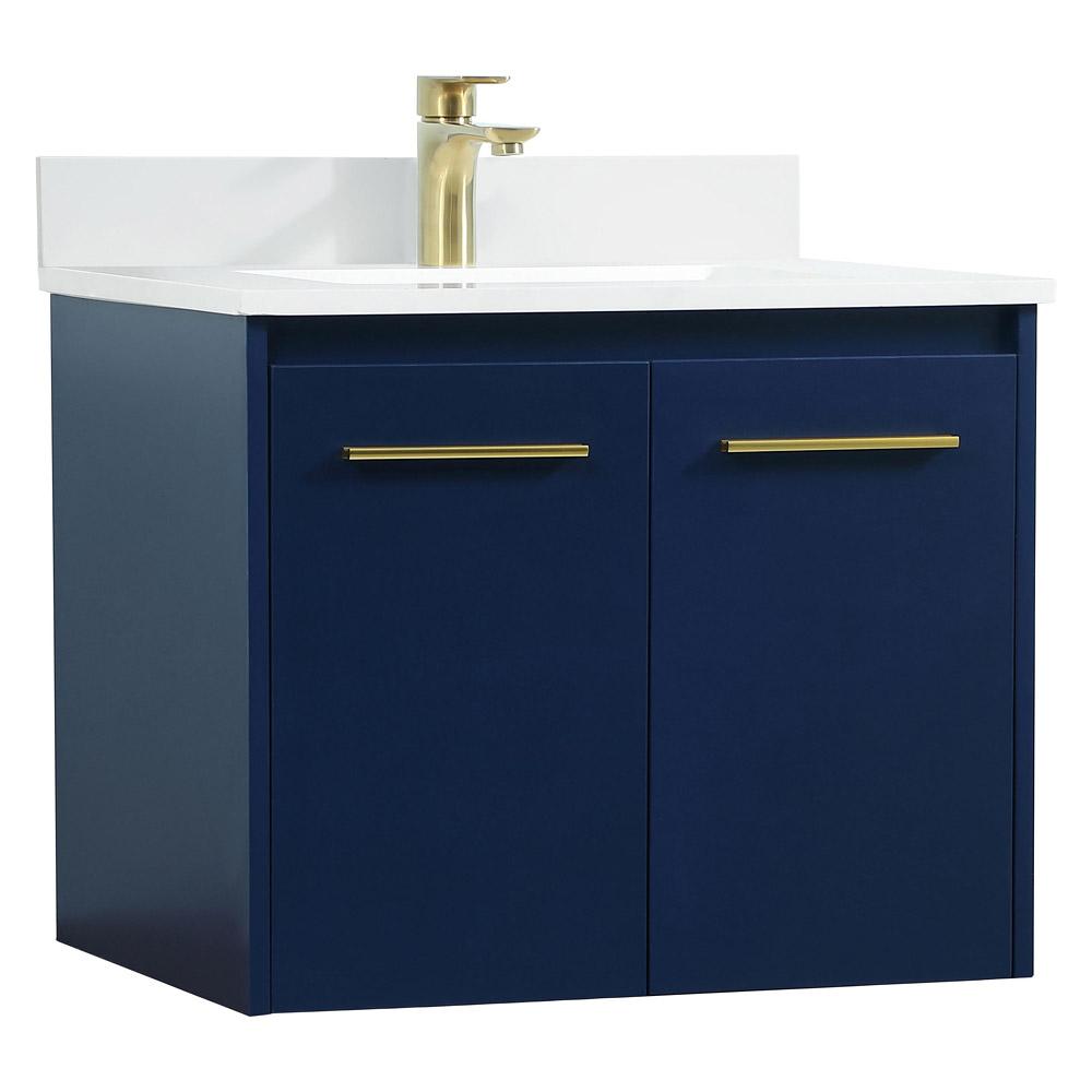 Elegant Bathroom Vanity - Blue (VF44524MBL-BS)