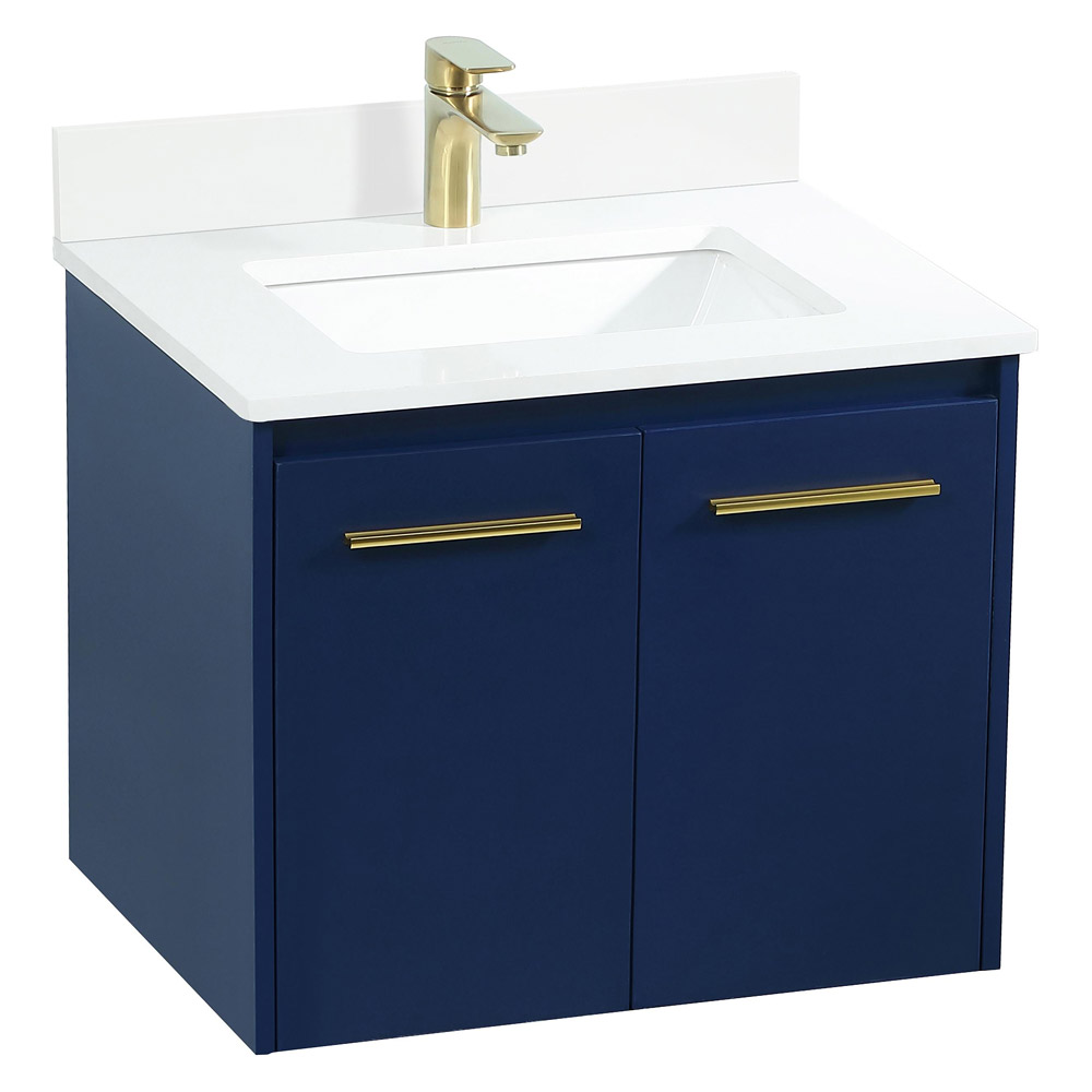 Elegant Bathroom Vanity - Blue (VF44524MBL-BS)