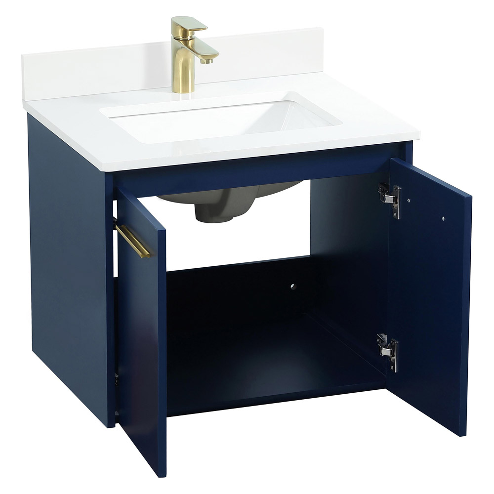 Elegant Bathroom Vanity - Blue (VF44524MBL-BS)