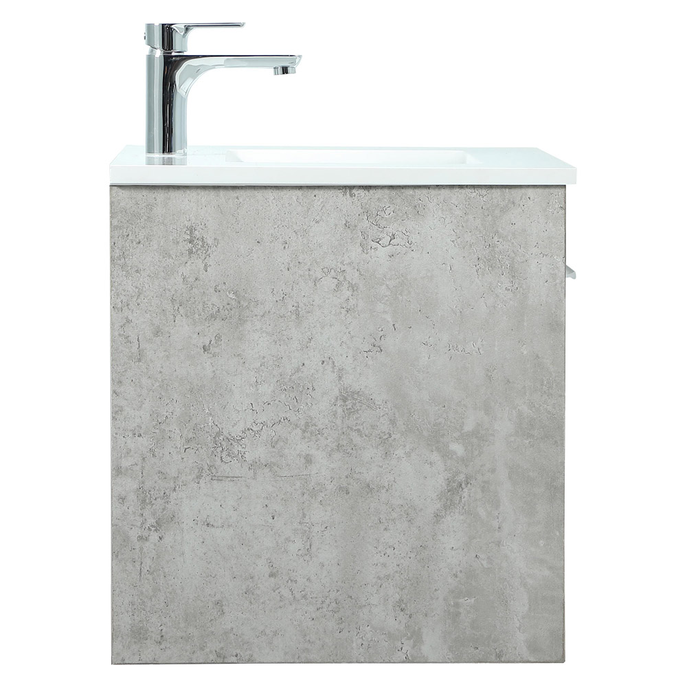 Elegant Bathroom Vanity - Concrete Gray (VF44524MCG)