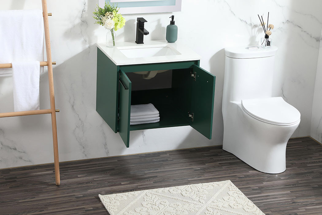 Elegant Bathroom Vanity - Green (VF44524MGN)