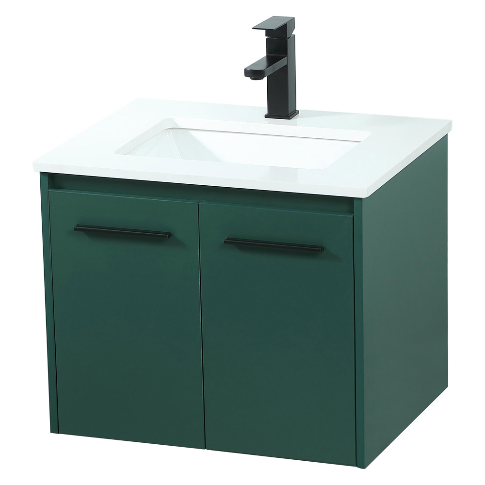 Elegant Bathroom Vanity - Green (VF44524MGN)