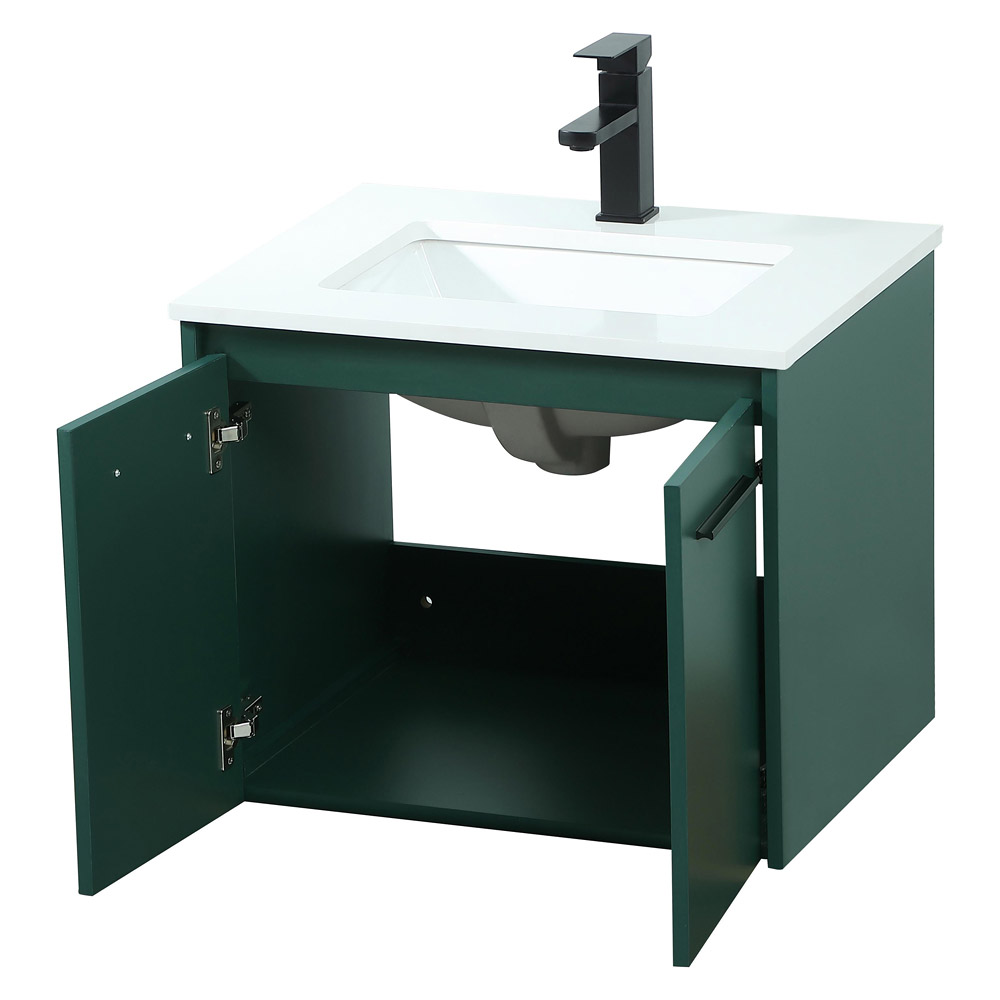 Elegant Bathroom Vanity - Green (VF44524MGN)