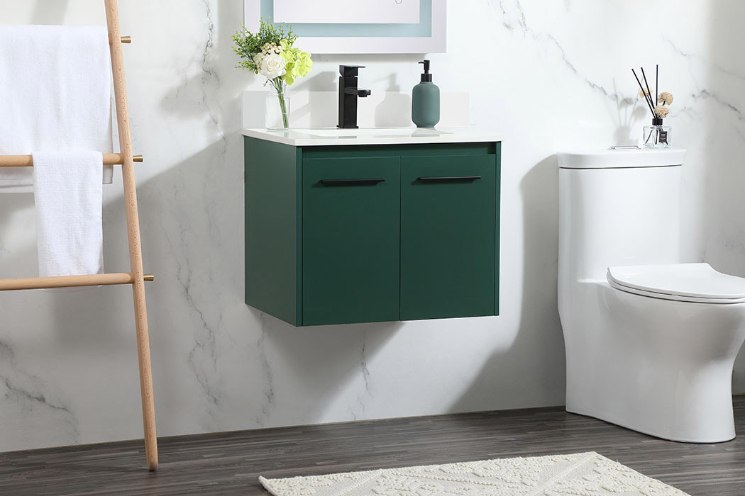 Elegant Bathroom Vanity - Green (VF44524MGN-BS)