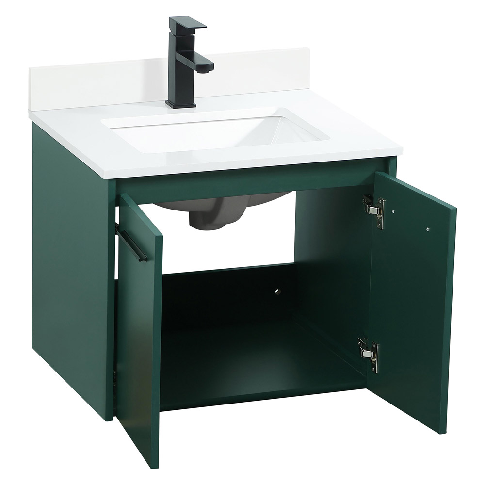 Elegant Bathroom Vanity - Green (VF44524MGN-BS)