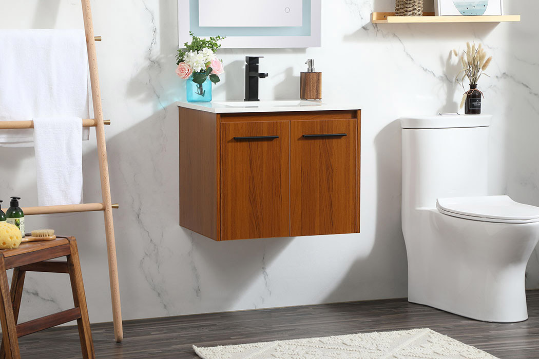 Elegant Bathroom Vanity - Teak (VF44524MTK)