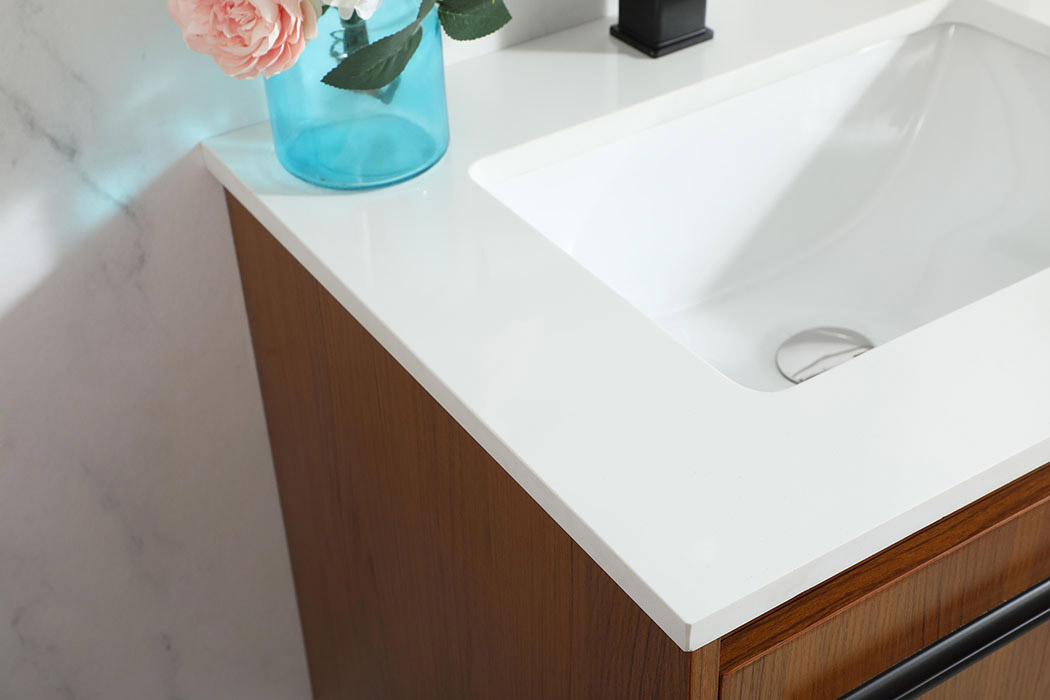 Elegant Bathroom Vanity - Teak (VF44524MTK)