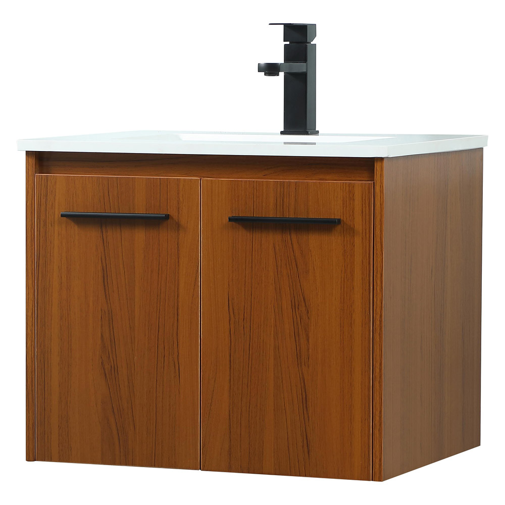 Elegant Bathroom Vanity - Teak (VF44524MTK)