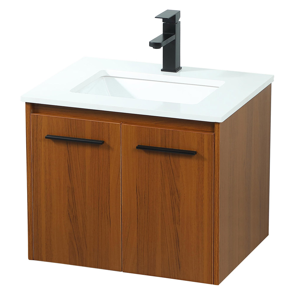 Elegant Bathroom Vanity - Teak (VF44524MTK)