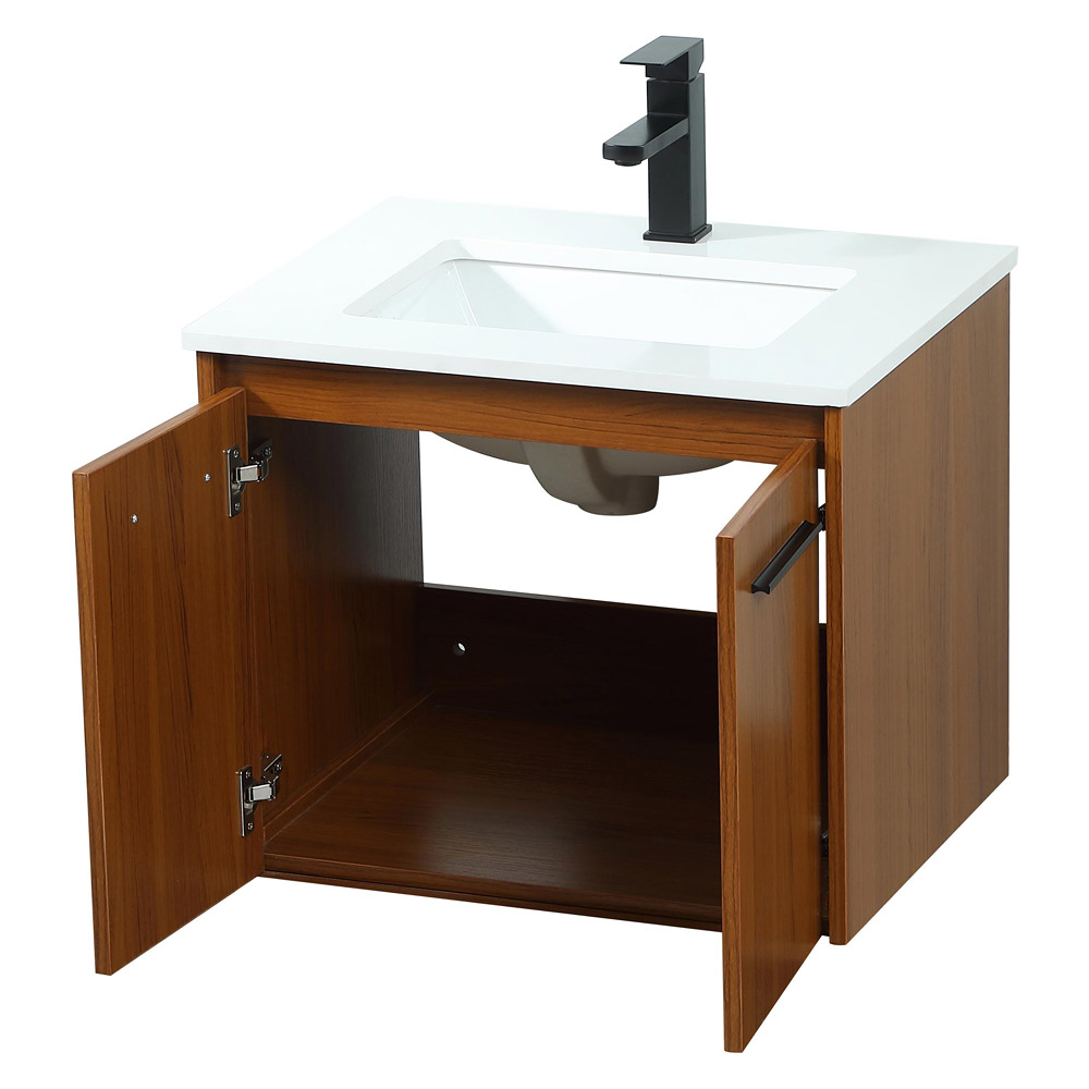 Elegant Bathroom Vanity - Teak (VF44524MTK)