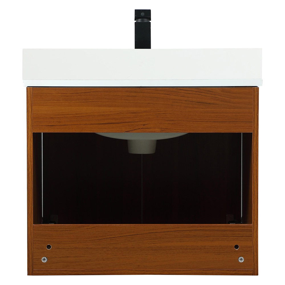 Elegant Bathroom Vanity - Teak (VF44524MTK-BS)