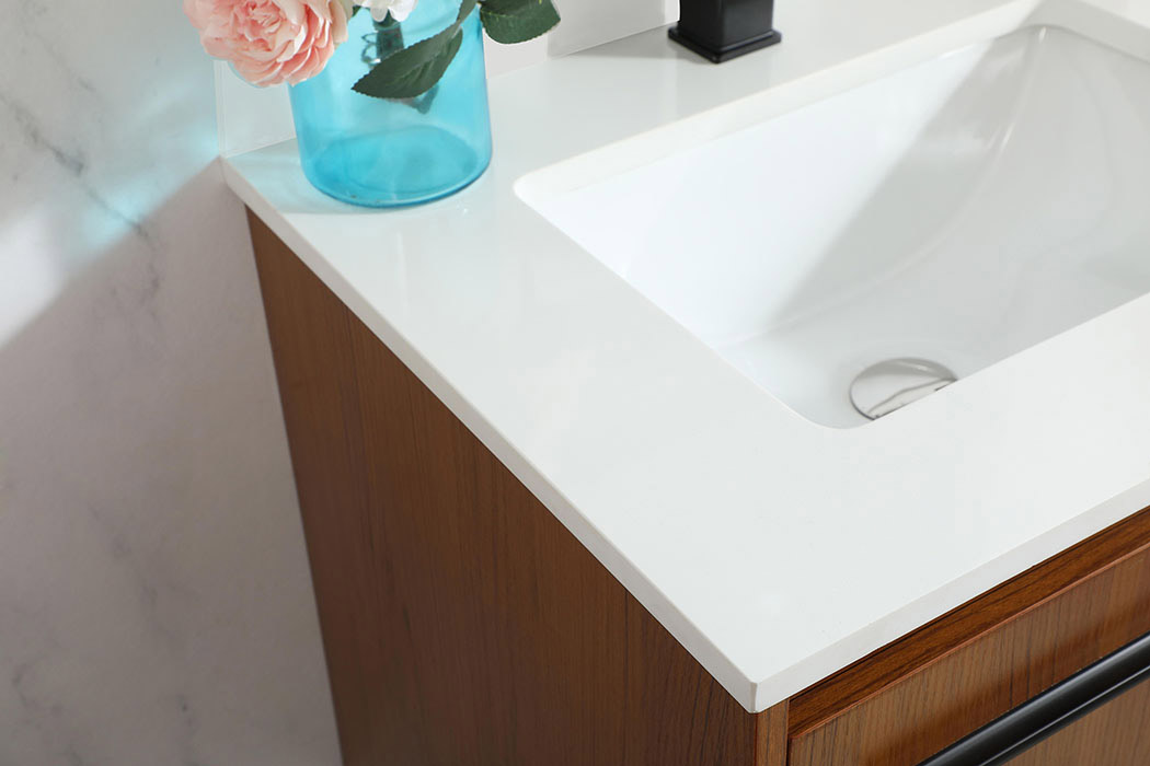 Elegant Bathroom Vanity - Teak (VF44524MTK-BS)