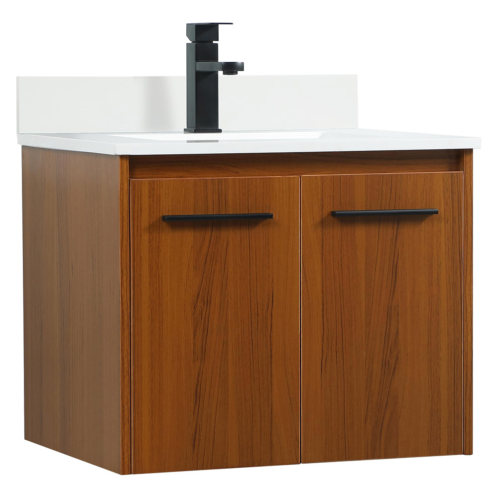 Elegant Bathroom Vanity - Teak (VF44524MTK-BS)