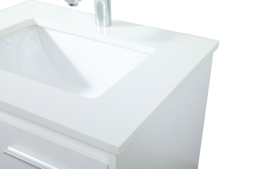 Elegant Bathroom Vanity - White (VF44524MWH)