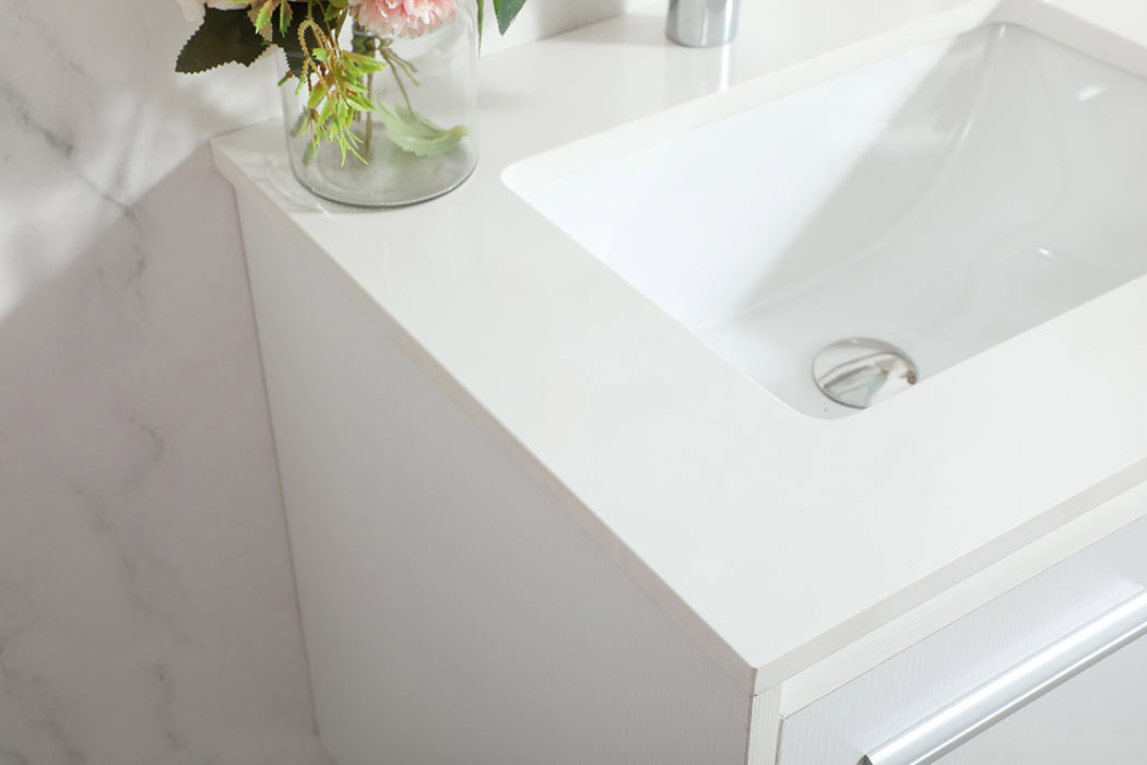 Elegant Bathroom Vanity - White (VF44524MWH)