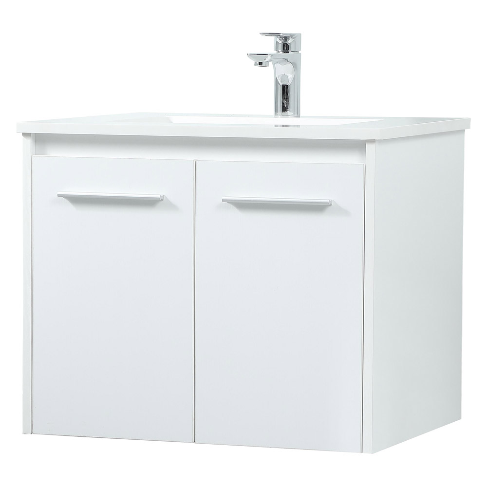 Elegant Bathroom Vanity - White (VF44524MWH)