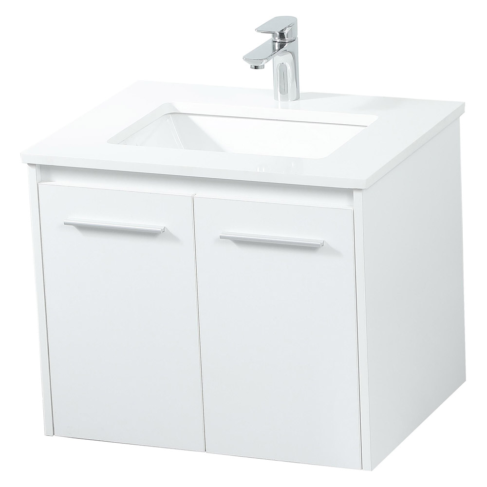 Elegant Bathroom Vanity - White (VF44524MWH)