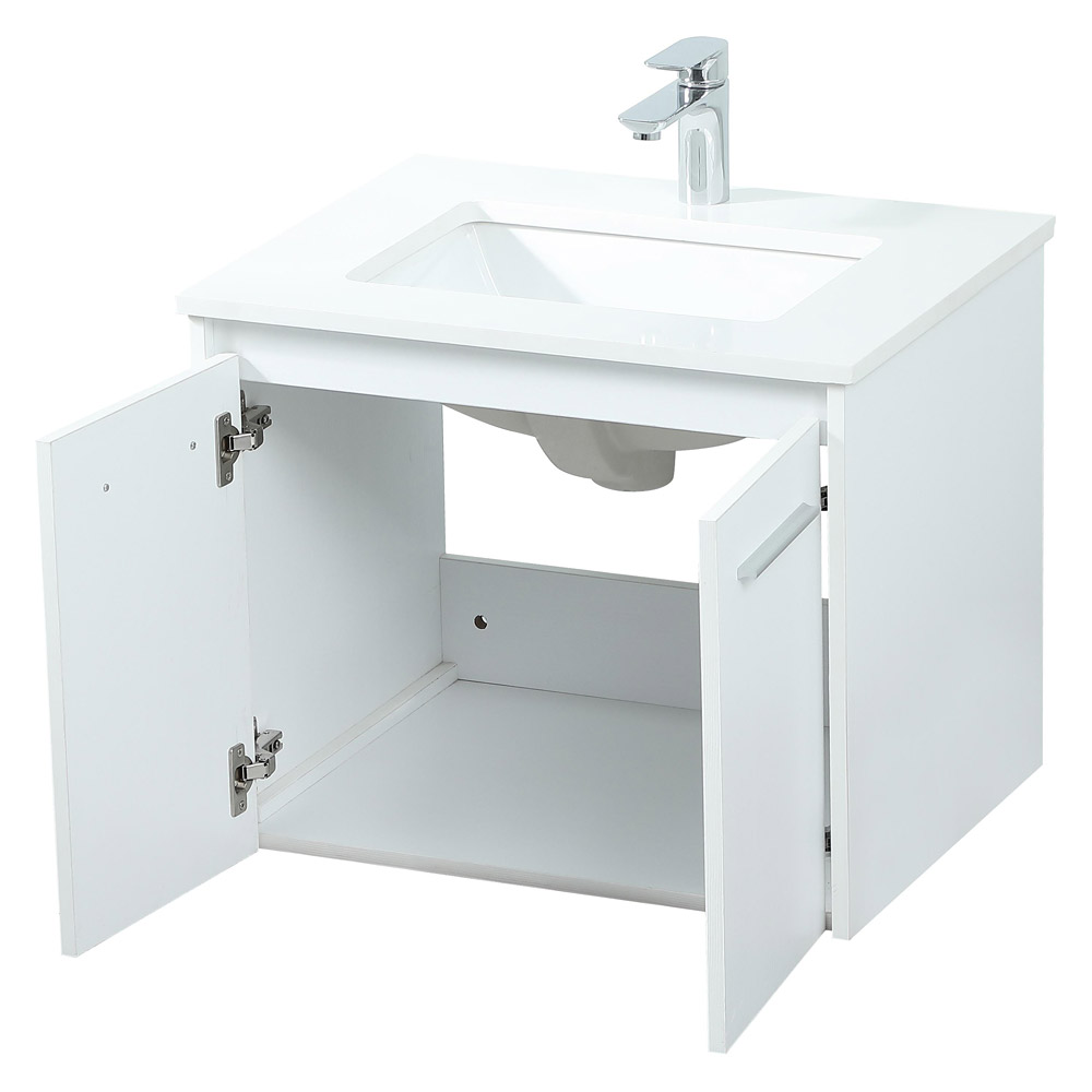 Elegant Bathroom Vanity - White (VF44524MWH)