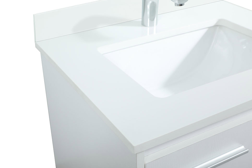 Elegant Bathroom Vanity - White (VF44524MWH-BS)