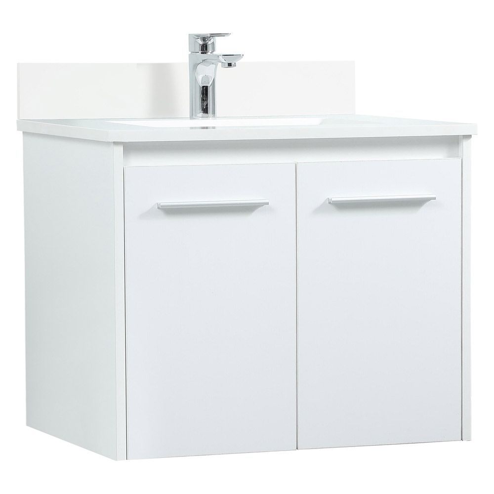 Elegant Bathroom Vanity - White (VF44524MWH-BS)