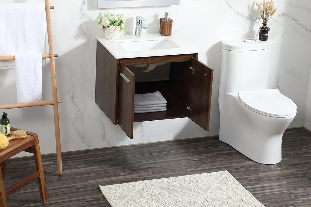 Elegant Bathroom Vanity - Walnut (VF44524MWT)