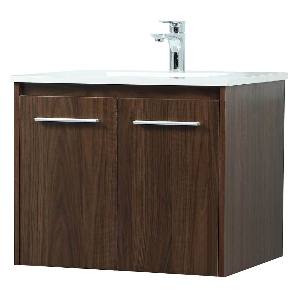 Elegant Bathroom Vanity - Walnut (VF44524MWT)