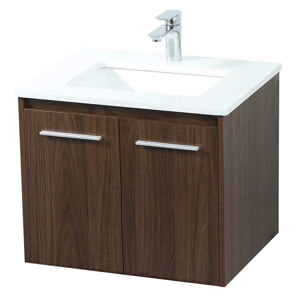 Elegant Bathroom Vanity - Walnut (VF44524MWT)