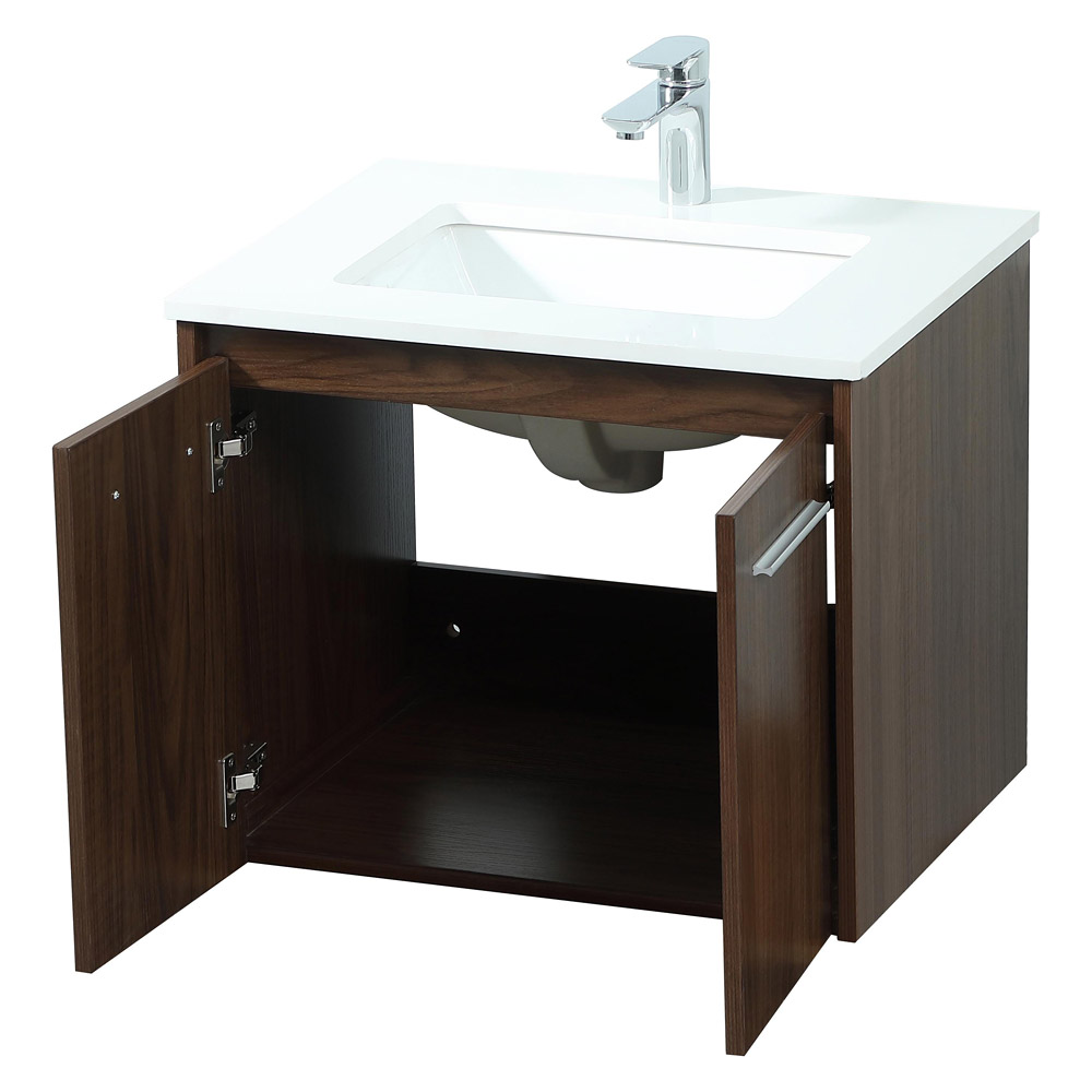 Elegant Bathroom Vanity - Walnut (VF44524MWT)