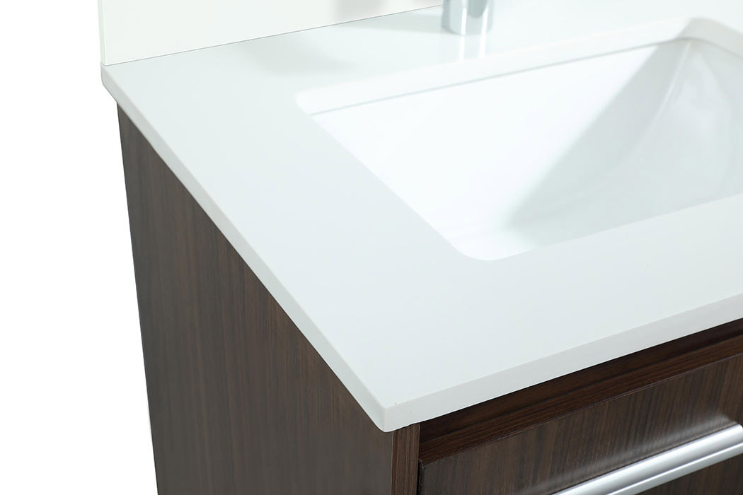 Elegant Bathroom Vanity - Walnut (VF44524MWT-BS)